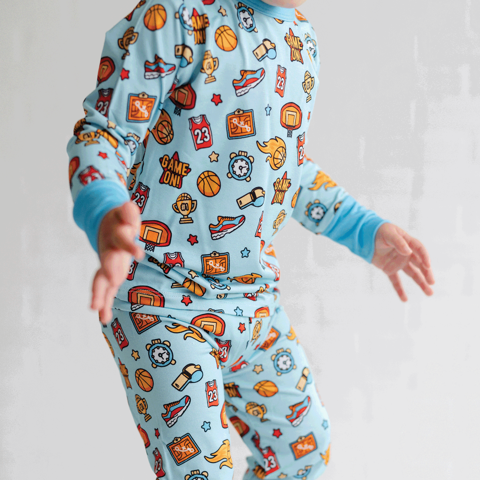 Basketball Two-Piece Pajama Set