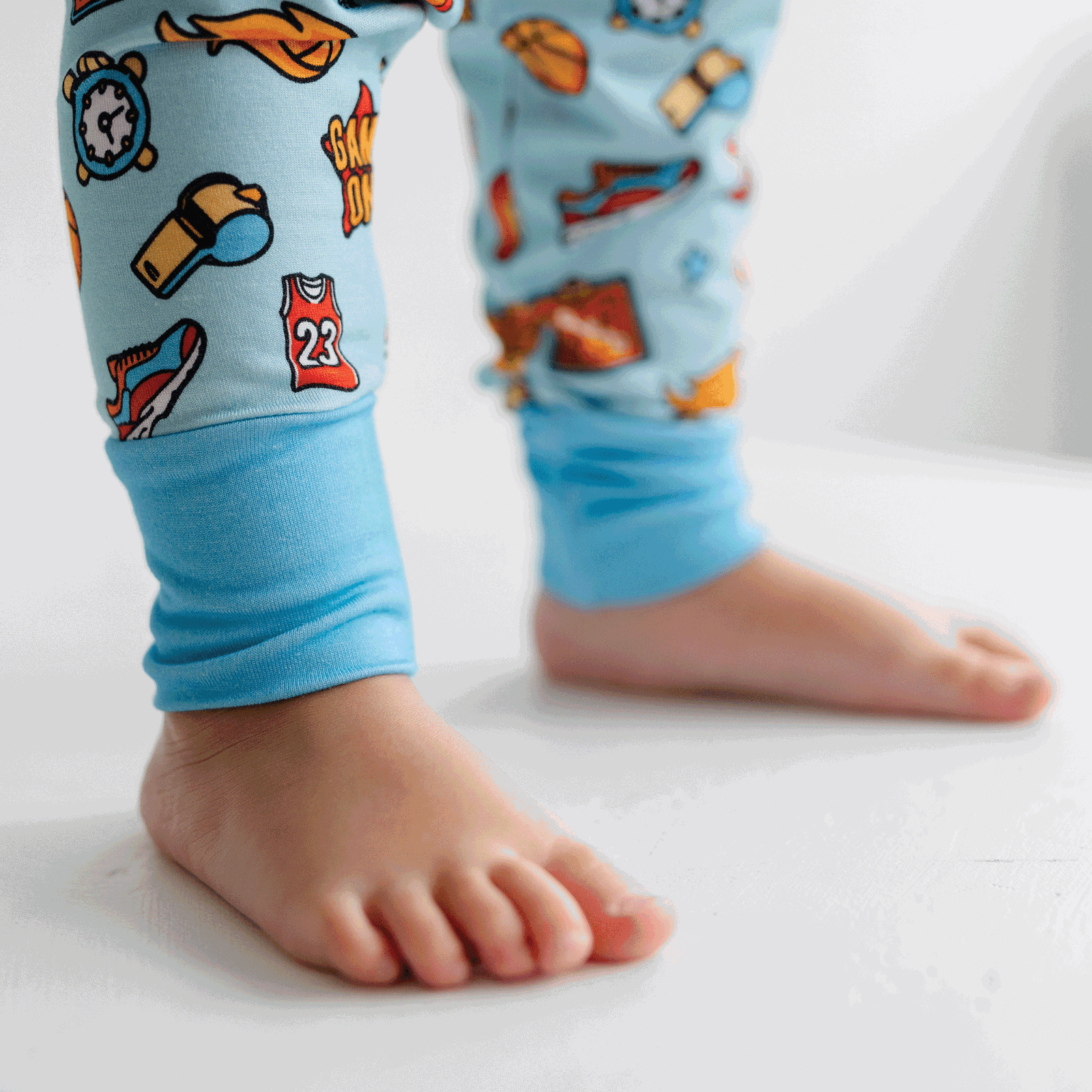 Basketball Two-Piece Pajama Set