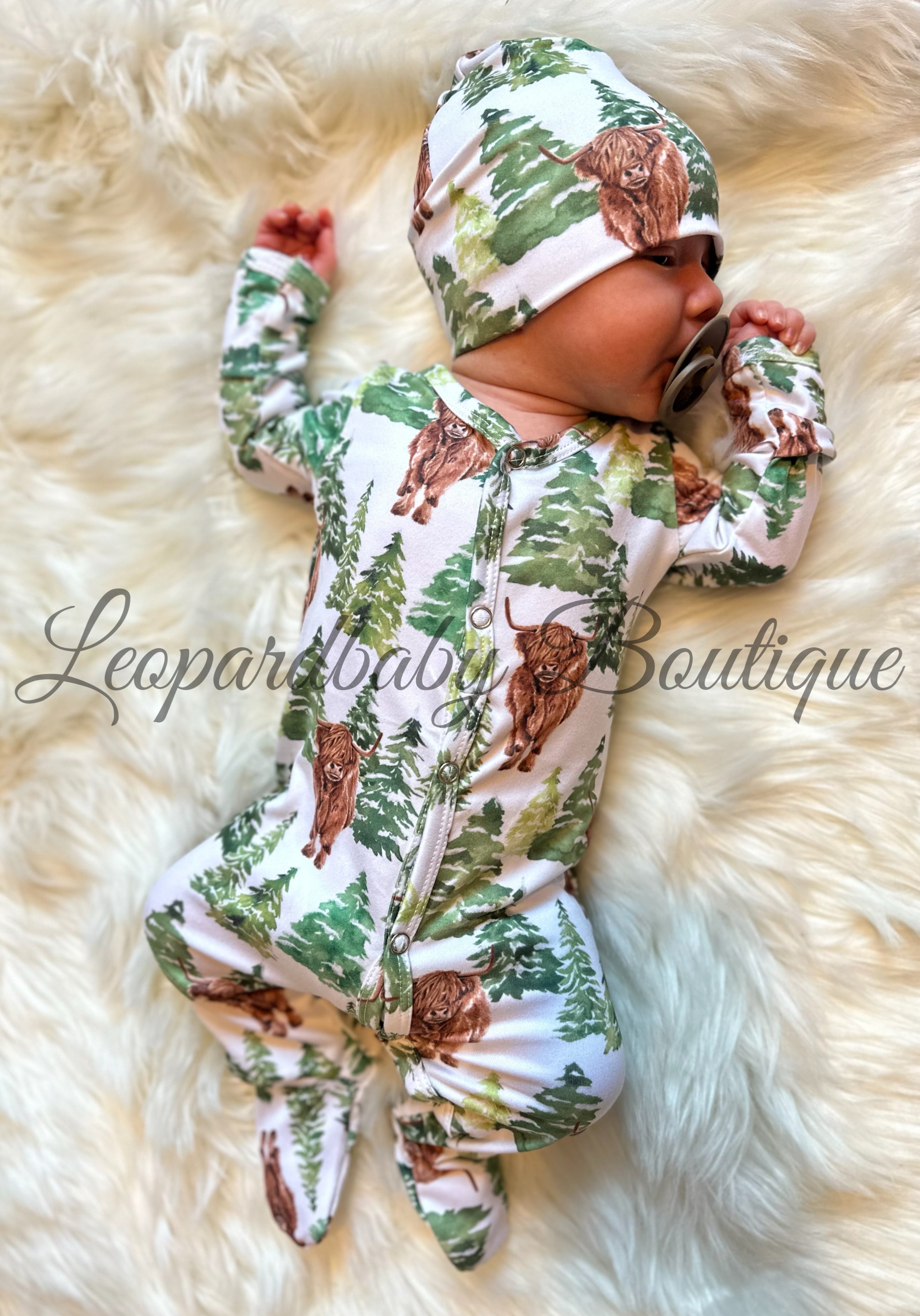 NEWBORN highland forest sleeper Set