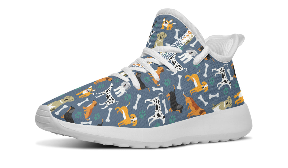 Kids Shoes Sneakers Cute Dogs-1