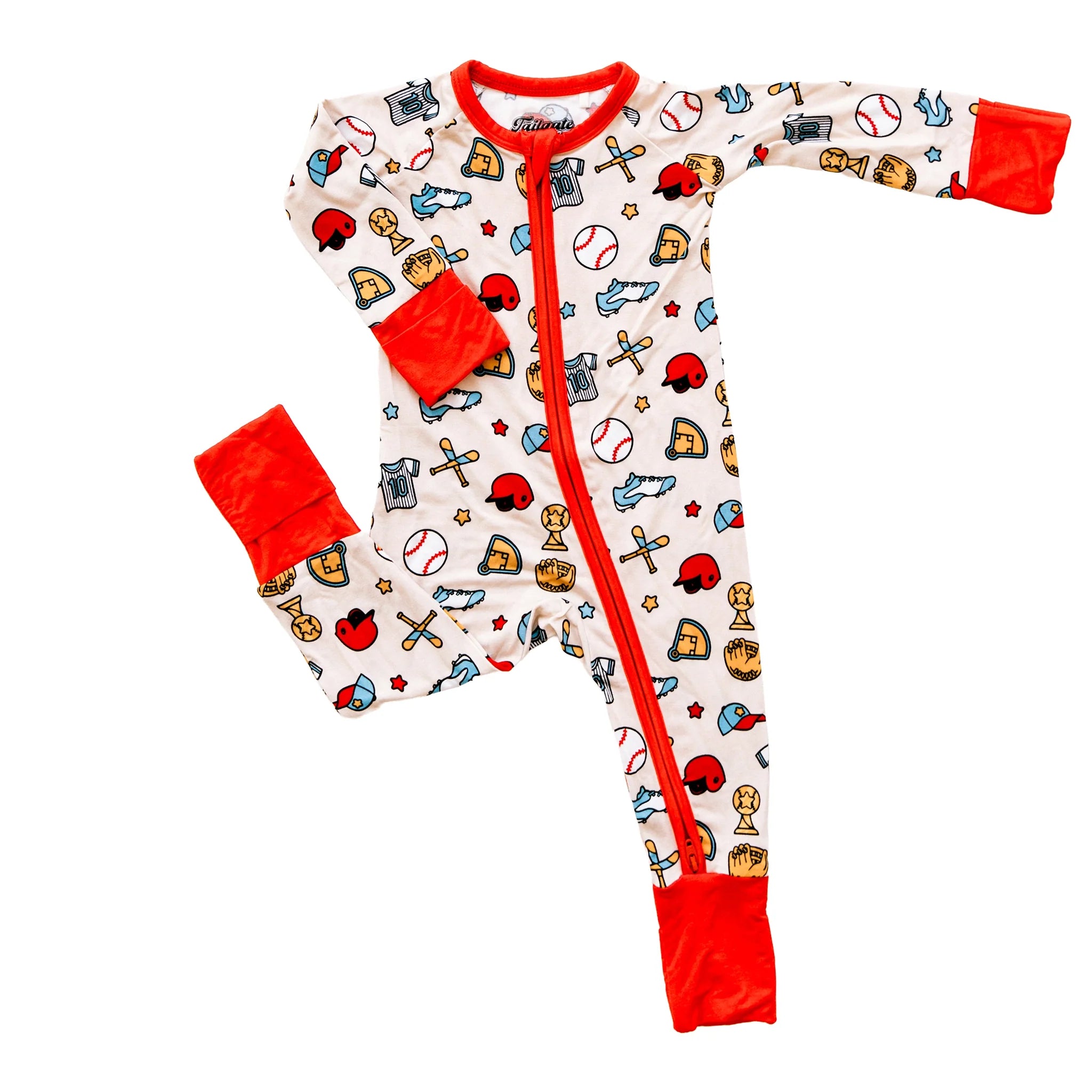 Baseball Zippy One-Piece
