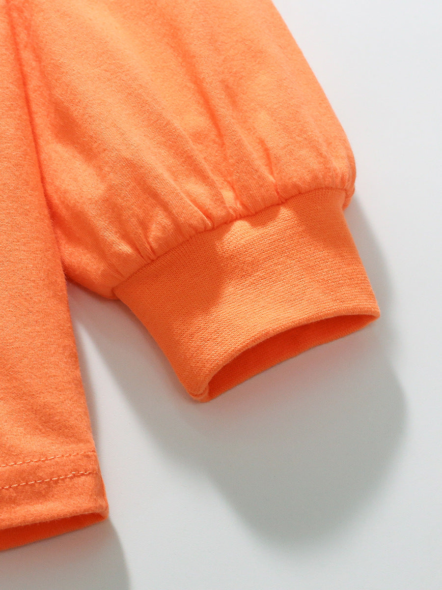 Arrival Autumn Girls’ Aesthetic Smiling Face Pattern Long Sleeves T-Shirt In European And American Style For Summer-4