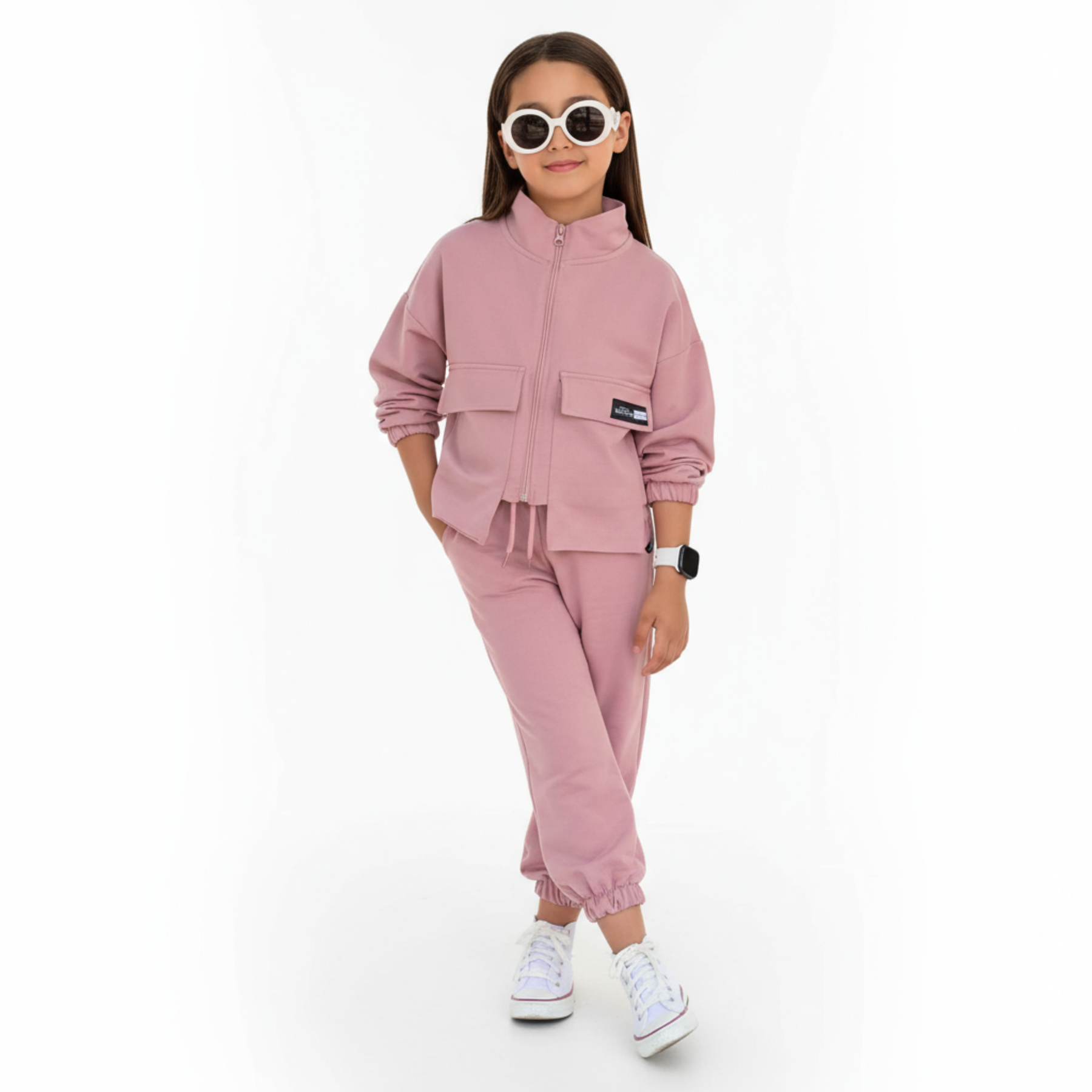 Fancy Pockets Girls Casual Set-2