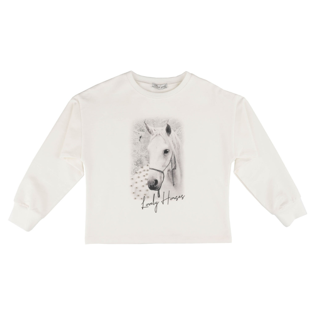 Lovely Horses Girls Casual Set-4