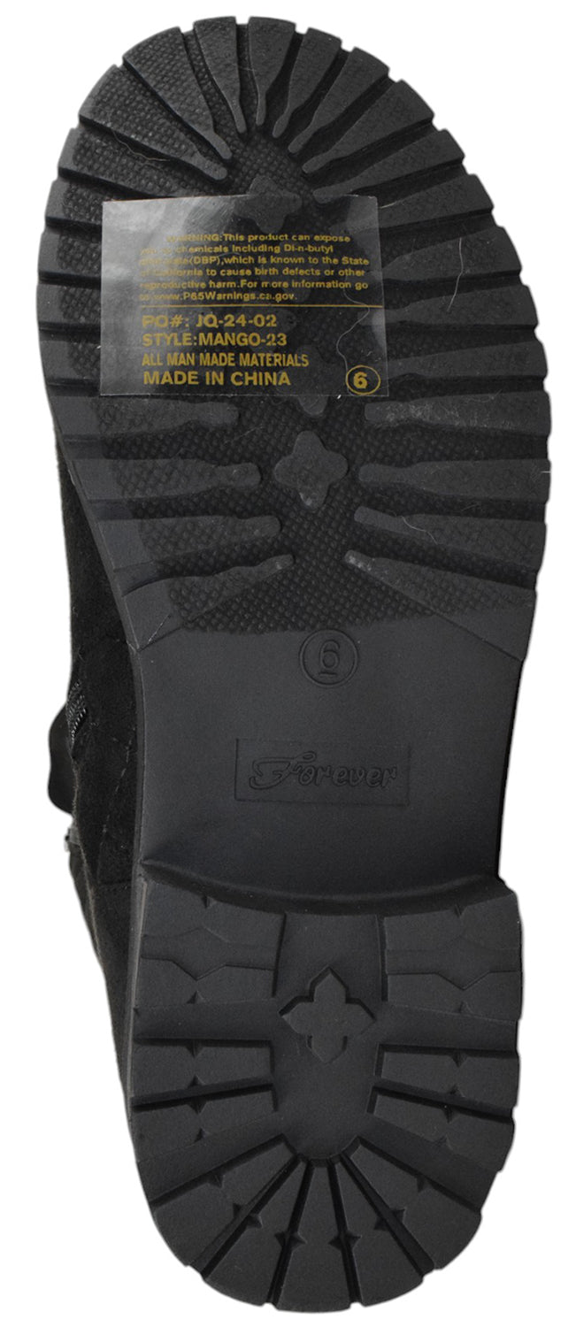 MANGO-23 Black Suede Forever-3