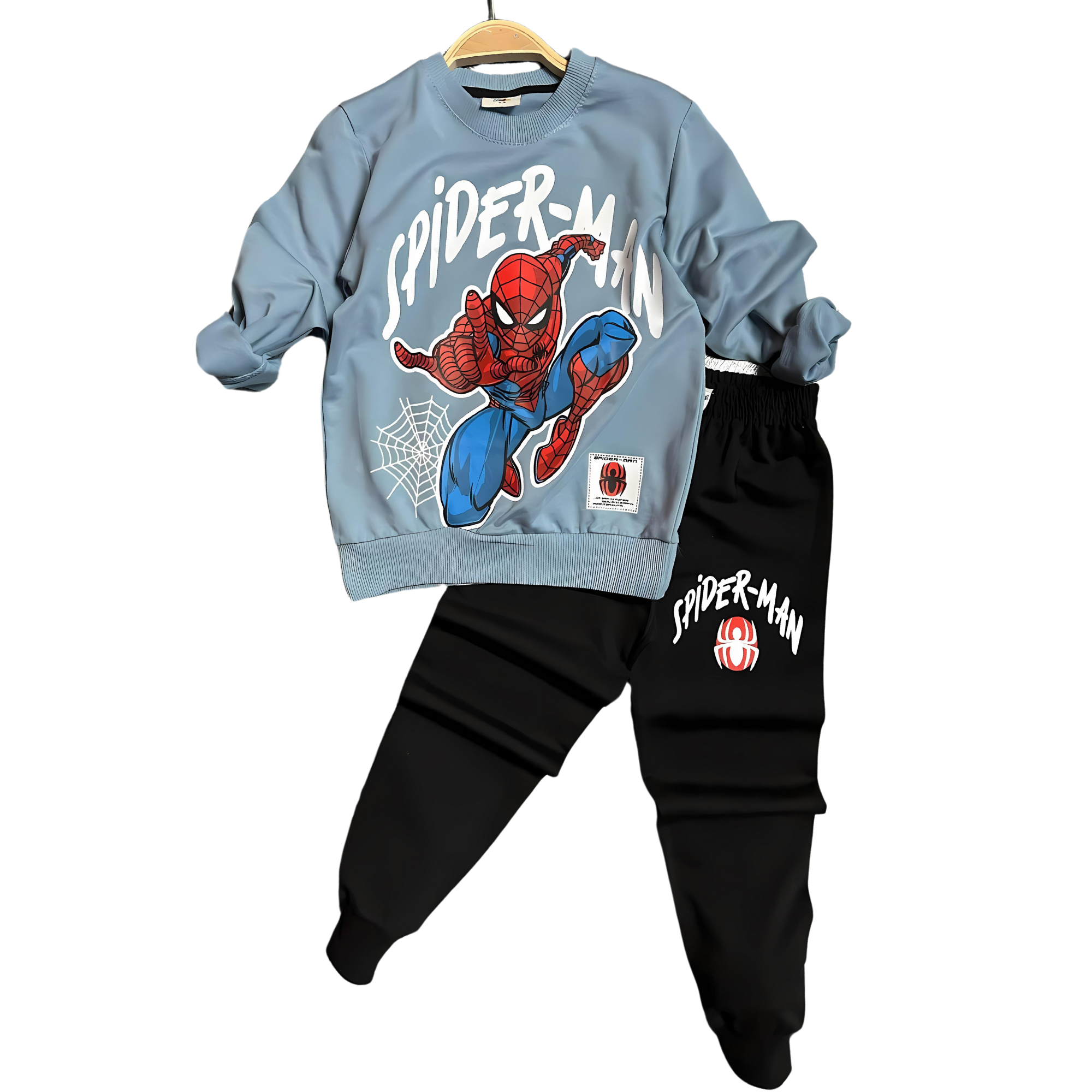 Spidy Ready Cotton Joggers Set-1