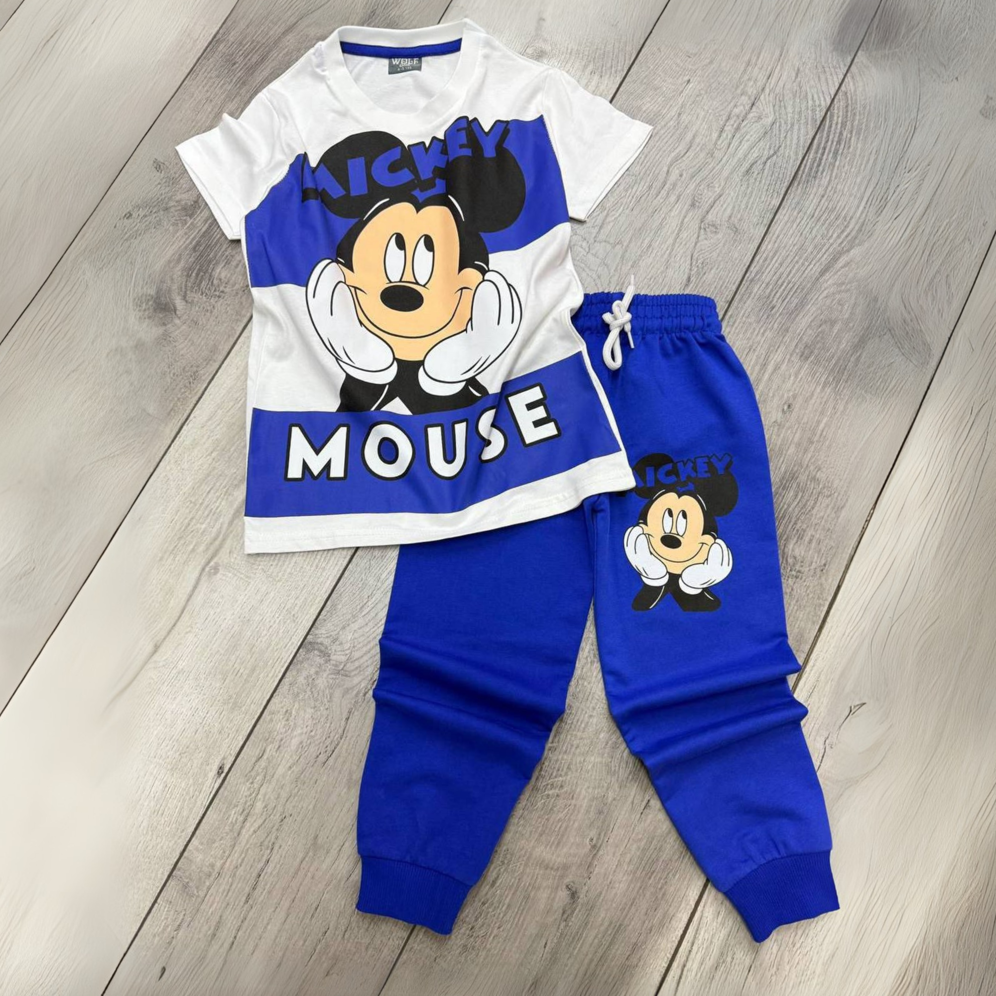 Striped Mouse Jogger Set-0