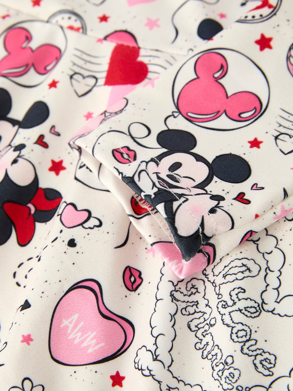 Valentine's Day Girls' Long Sleeve Letter Print Dress