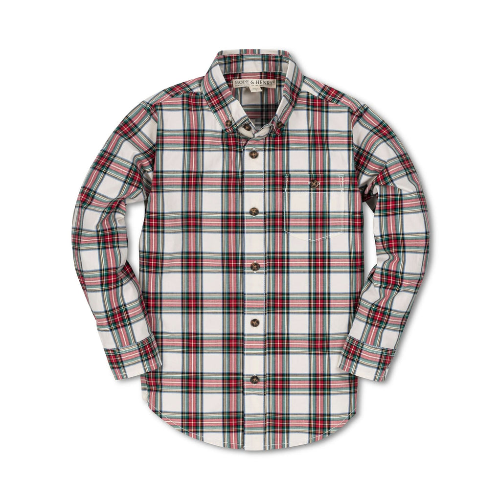 Stretch Poplin Button Down Shirt - Baby