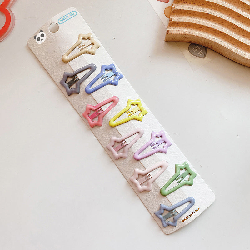Enchanting Colorful Collection: Dreamy Hair Clip Accessories In A Magical Color Palette Sets For Babies