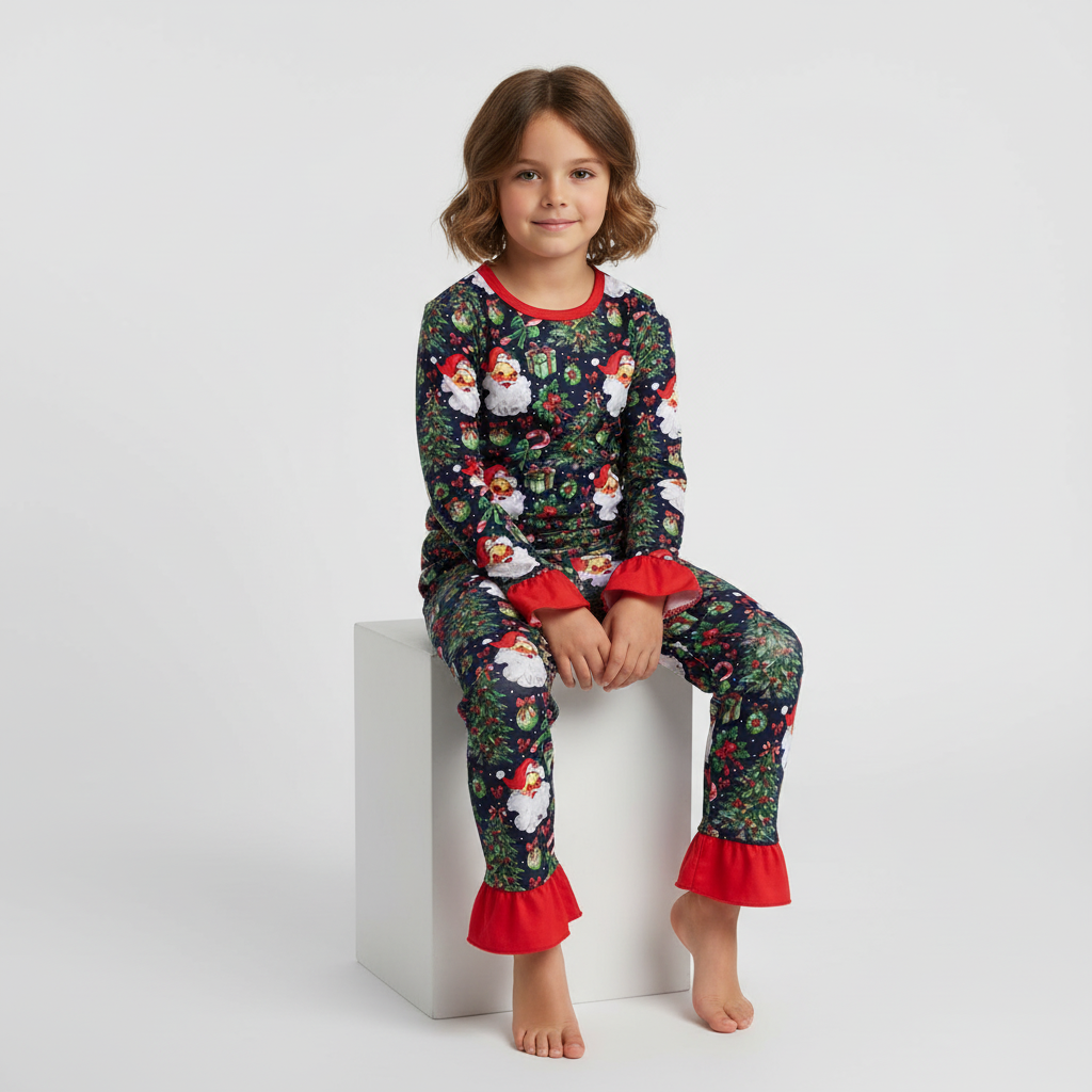 Christmas Eve Santa PJ Set