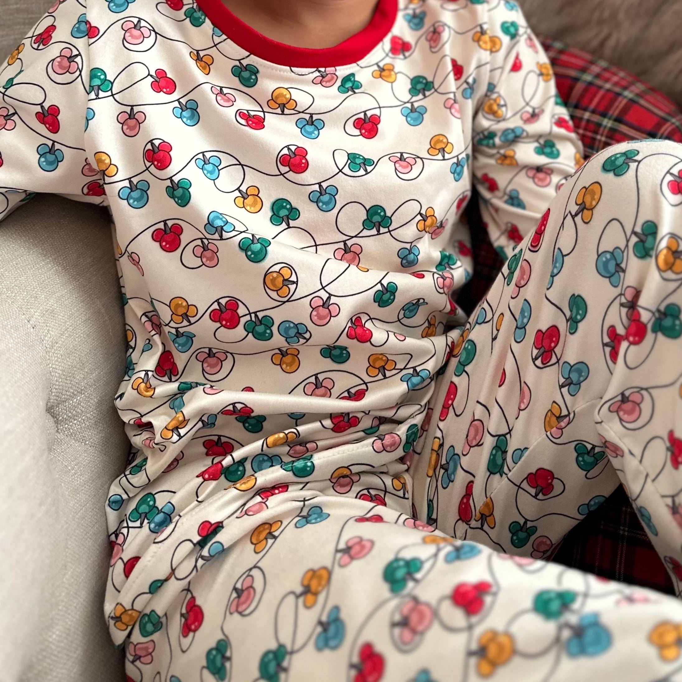 Mickey Lights Girls Ruffle Lounge Set