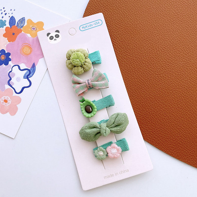 Versatile Hair Accessory For Babies: Colorful Small Butterfly Bow Hair Clip Sets