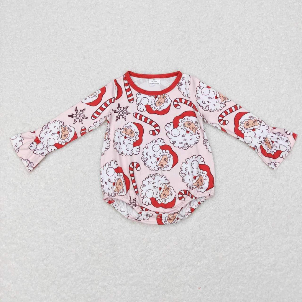 Candy cane Santa romper only