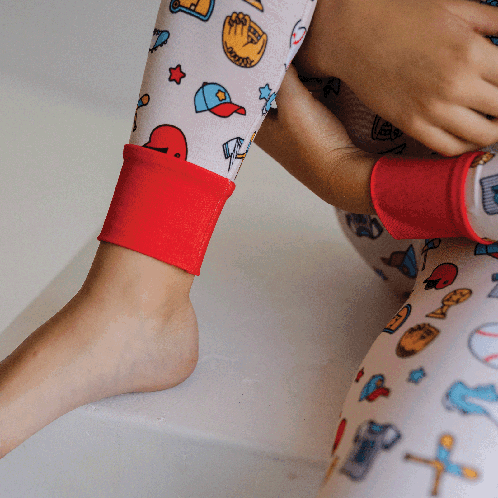 Baseball Two-Piece Pajama Set