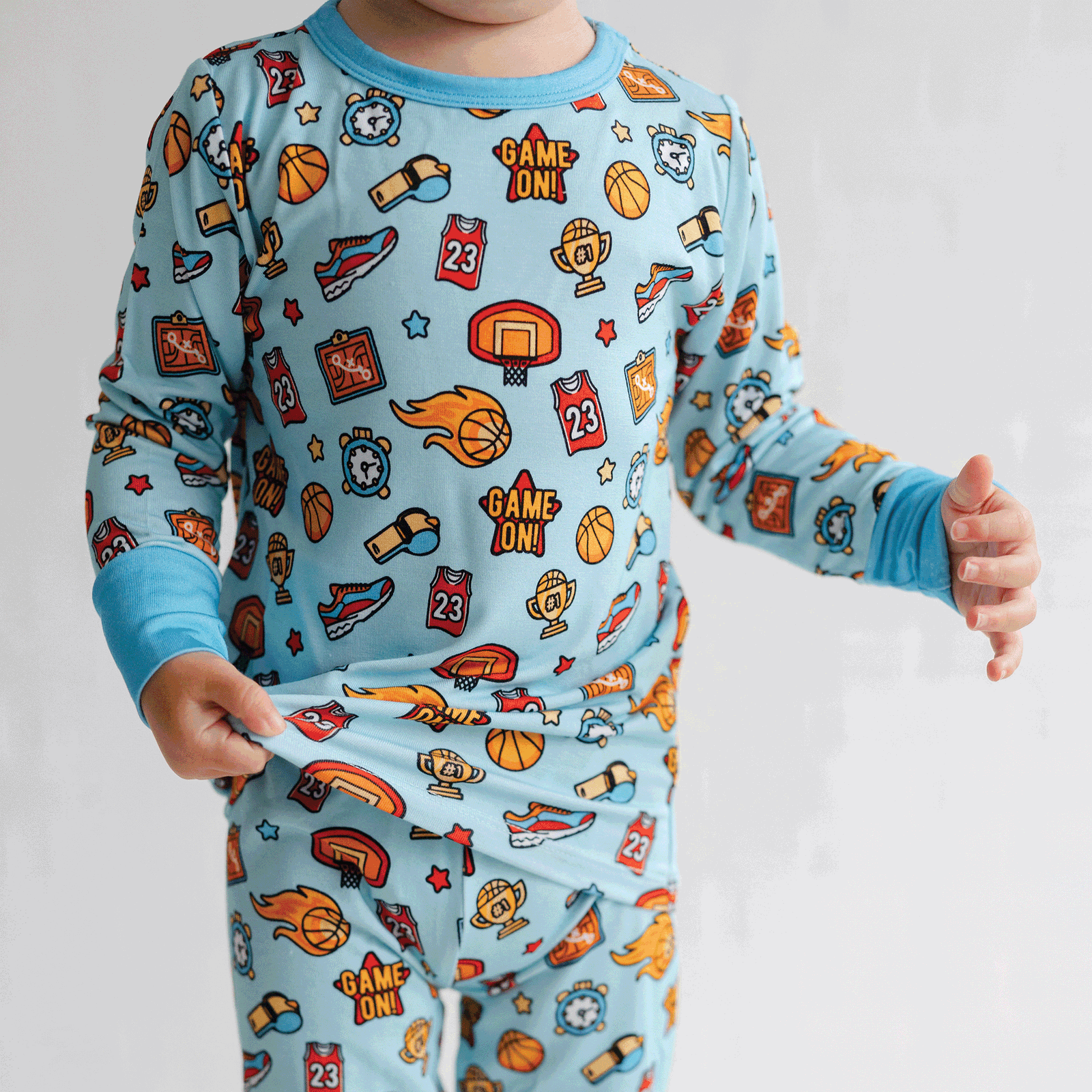 Basketball Two-Piece Pajama Set