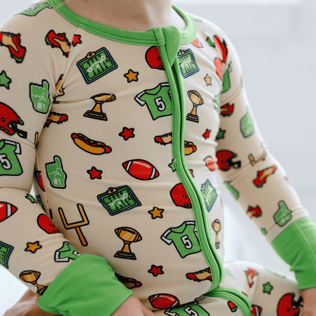 Football Zippy One-Piece