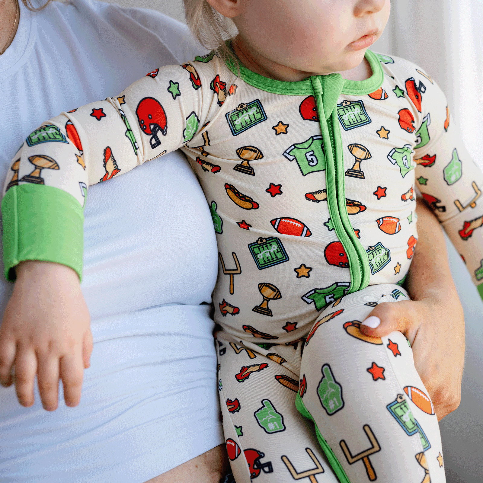 Football Zippy One-Piece