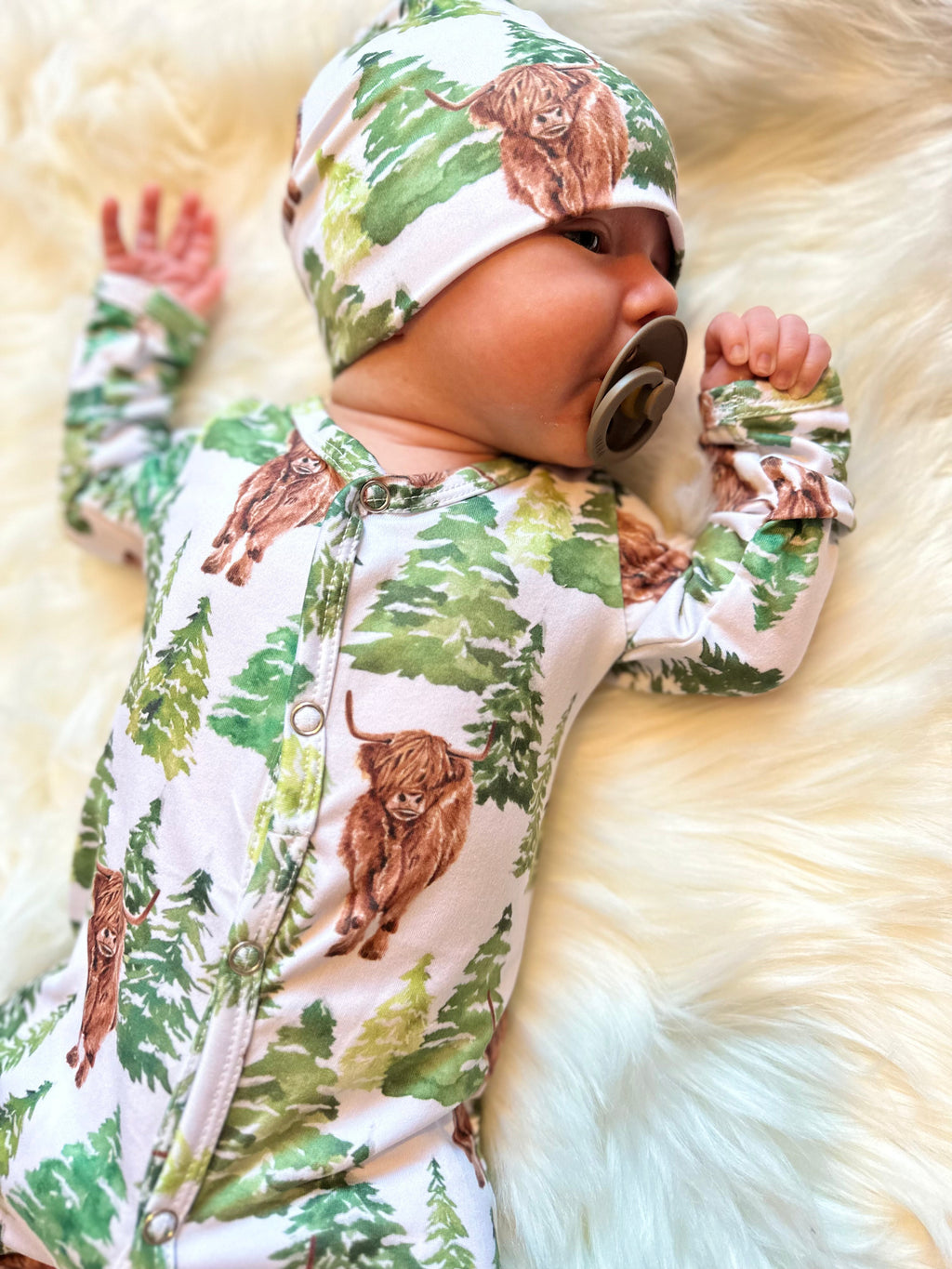NEWBORN highland forest sleeper Set