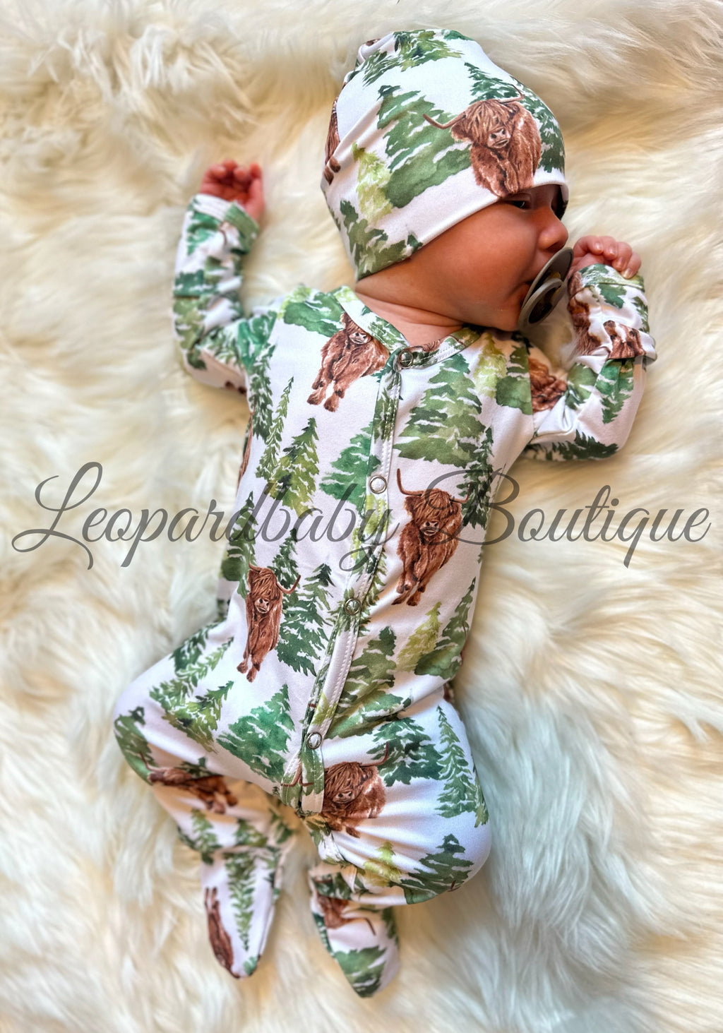 NEWBORN highland forest sleeper Set