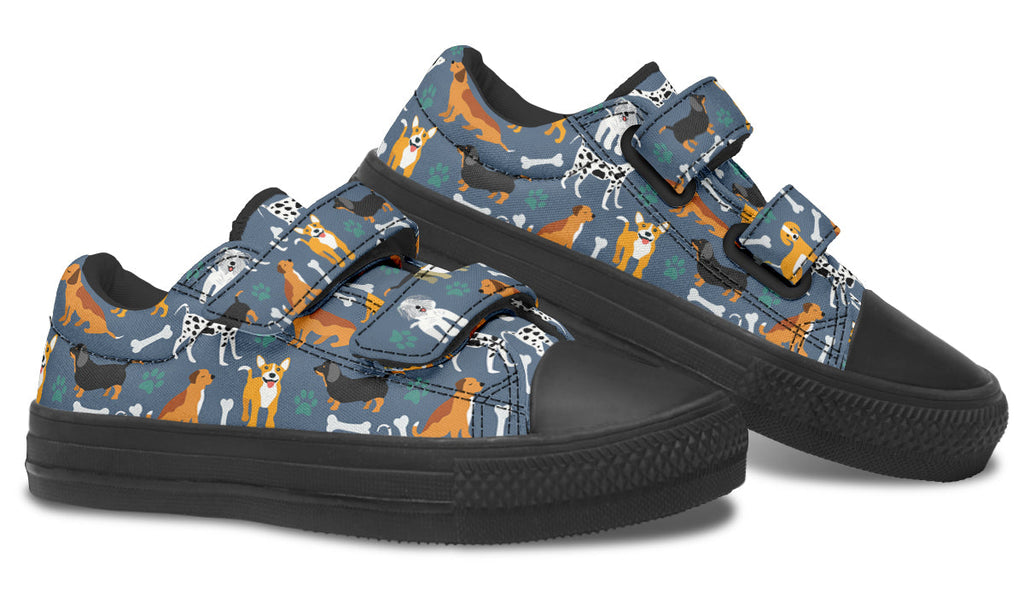 Kids Shoes Low Tops Cute Dogs-2