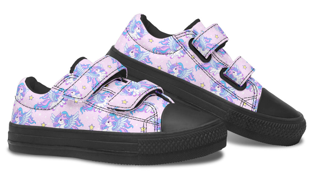 Kids Shoes Low Tops Flying Unicorn-2