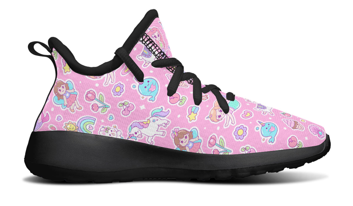 Kids Shoes Sneakers Mermaid And Unicorns-3
