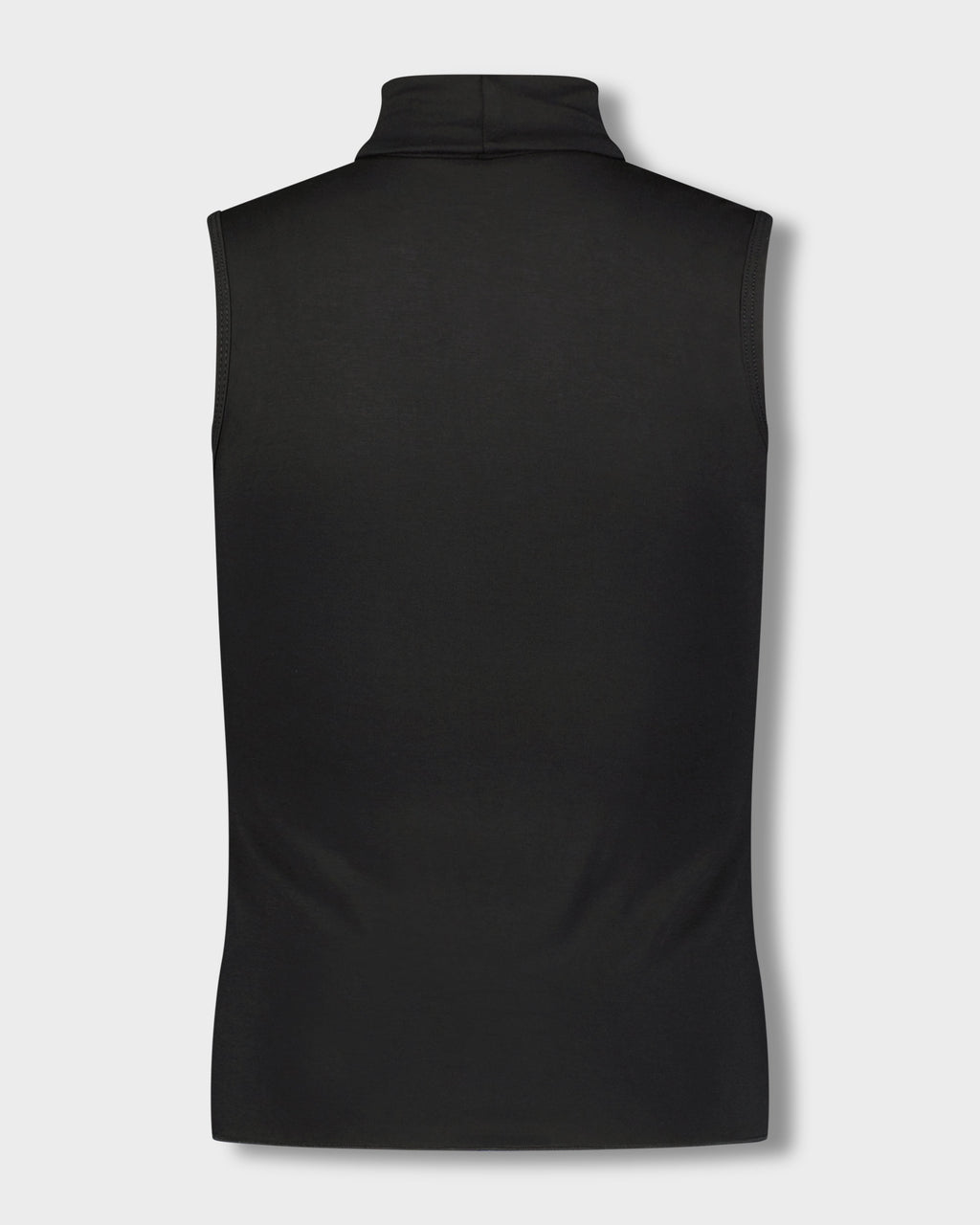 SLEEVELESS MODAL TURTLENECK-BLACK-1