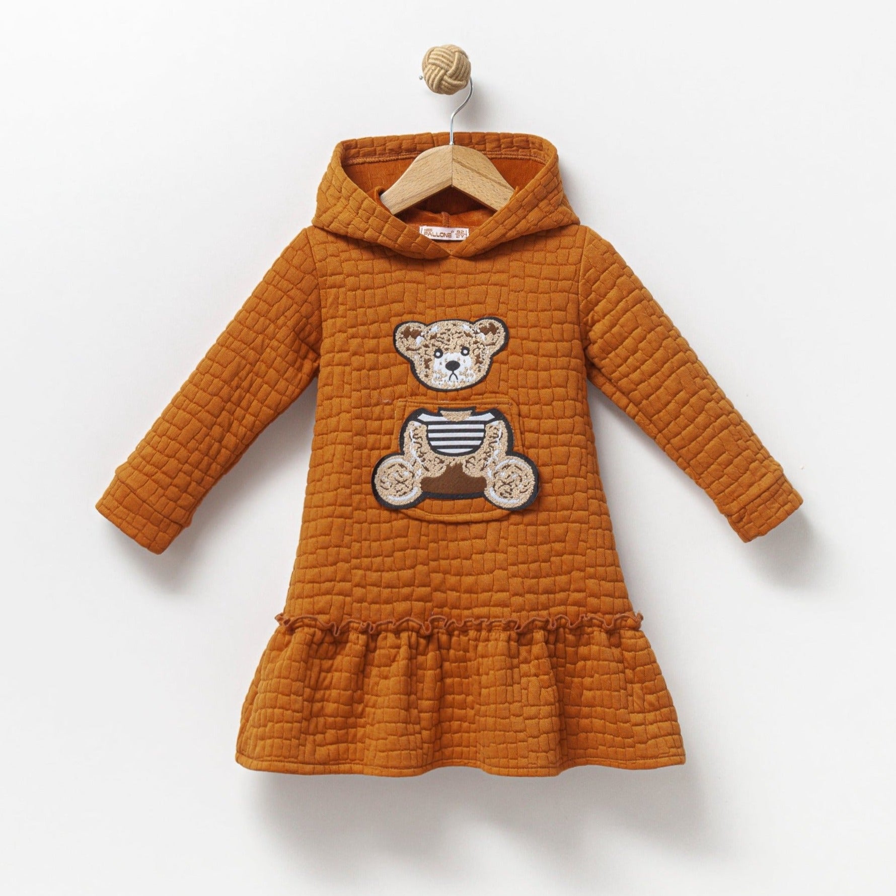 Cozy Girls' Hoodie Dress-1