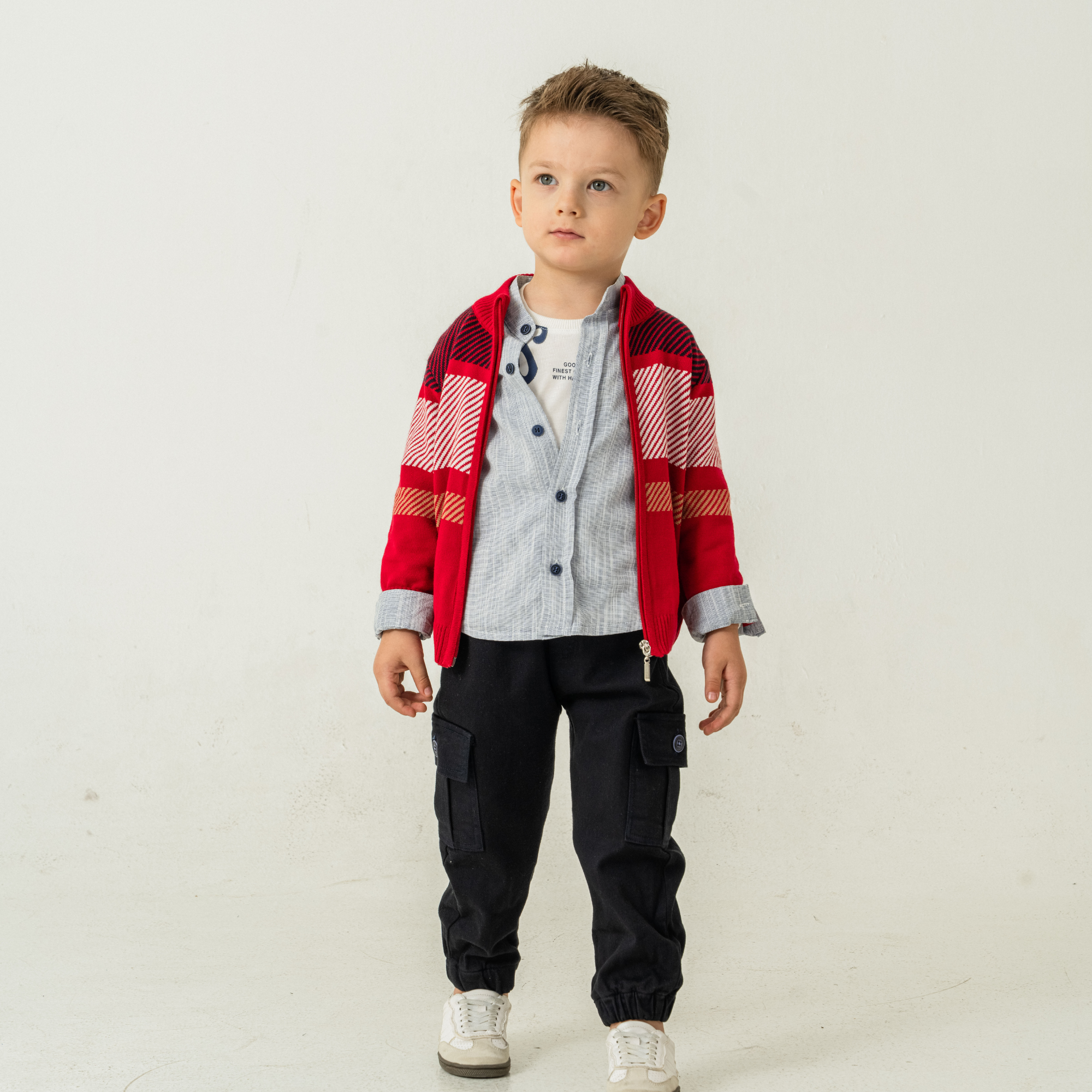 Cargo Style 4PC Sweater Set-2