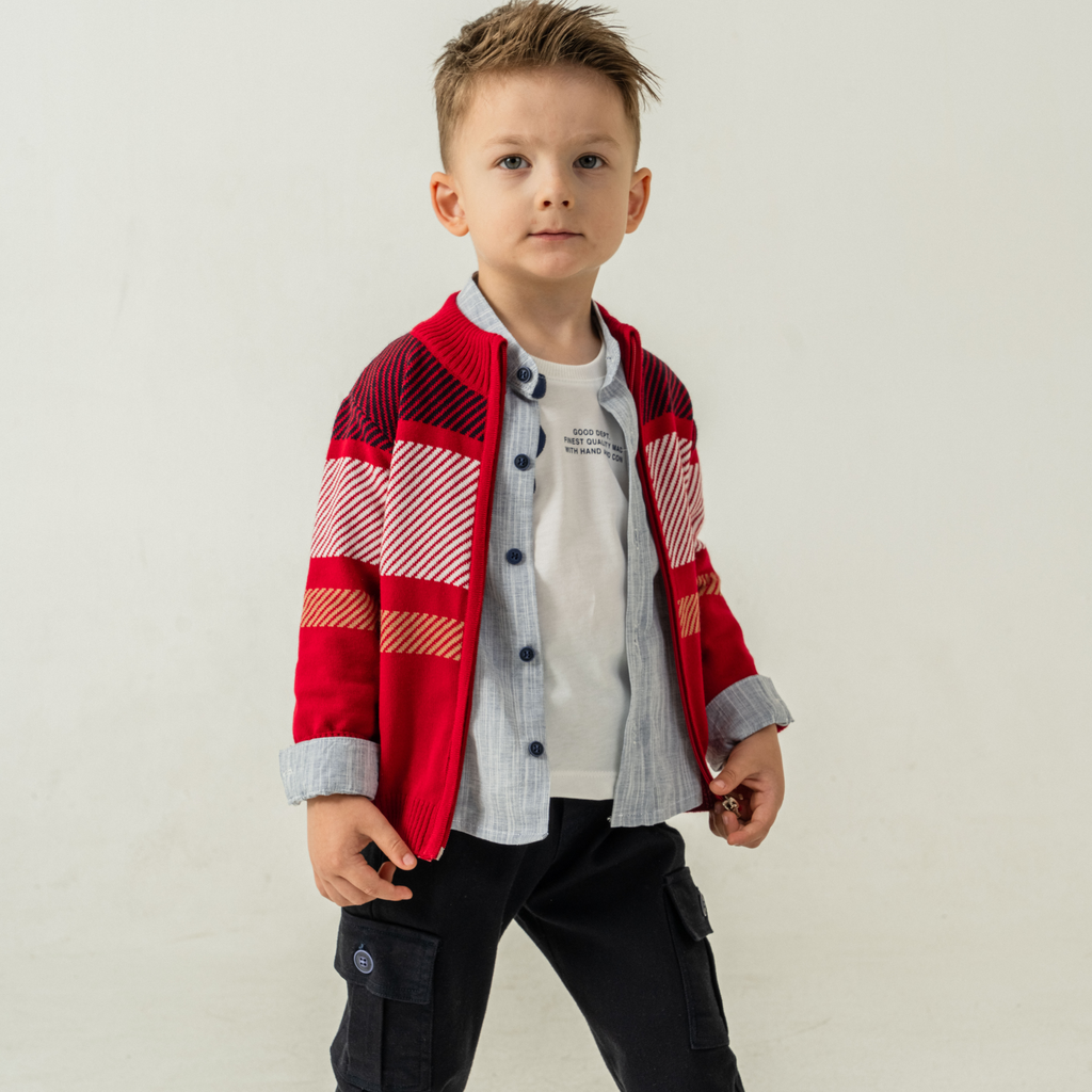 Cargo Style 4PC Sweater Set-0