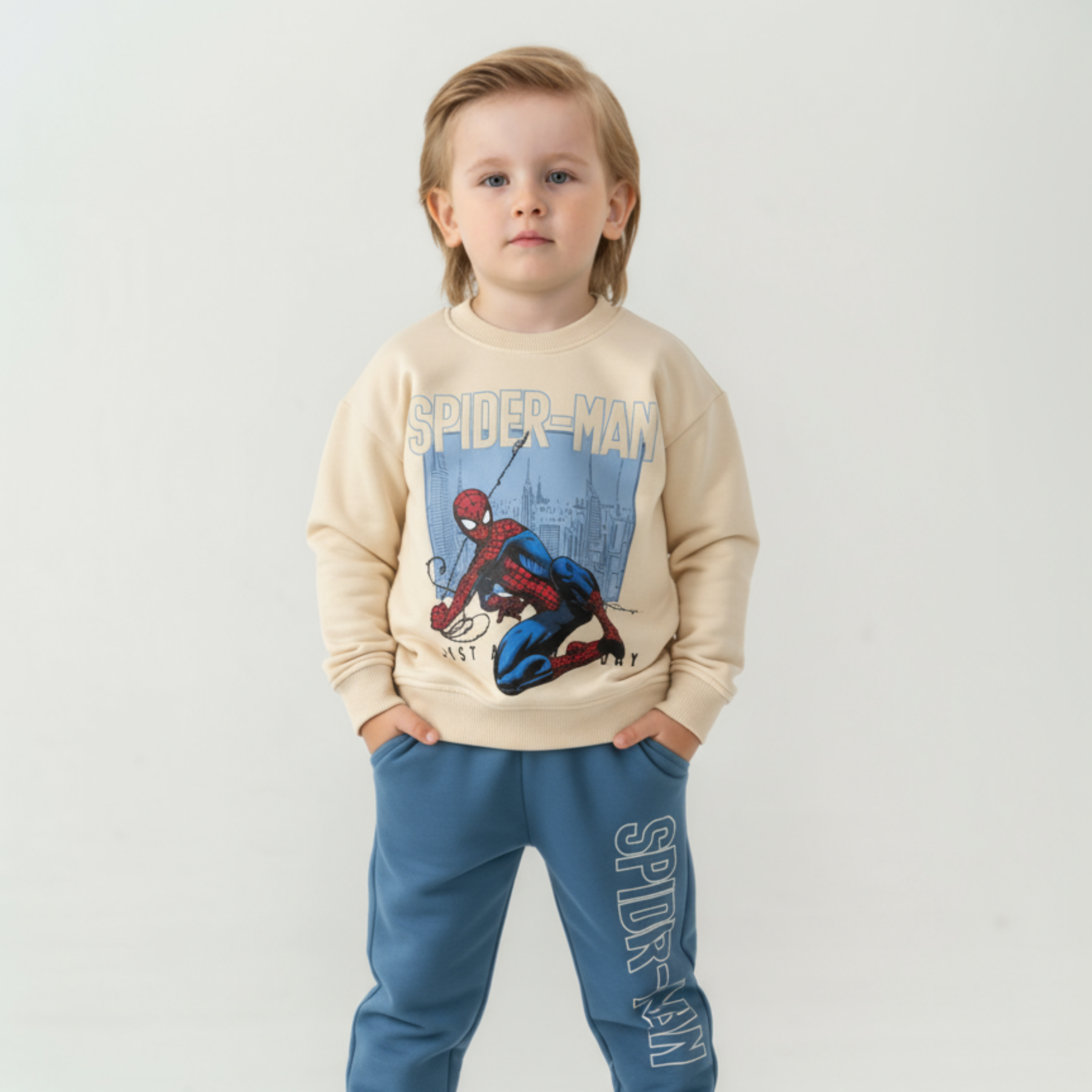 City Spidy Boys Joggers Set-0