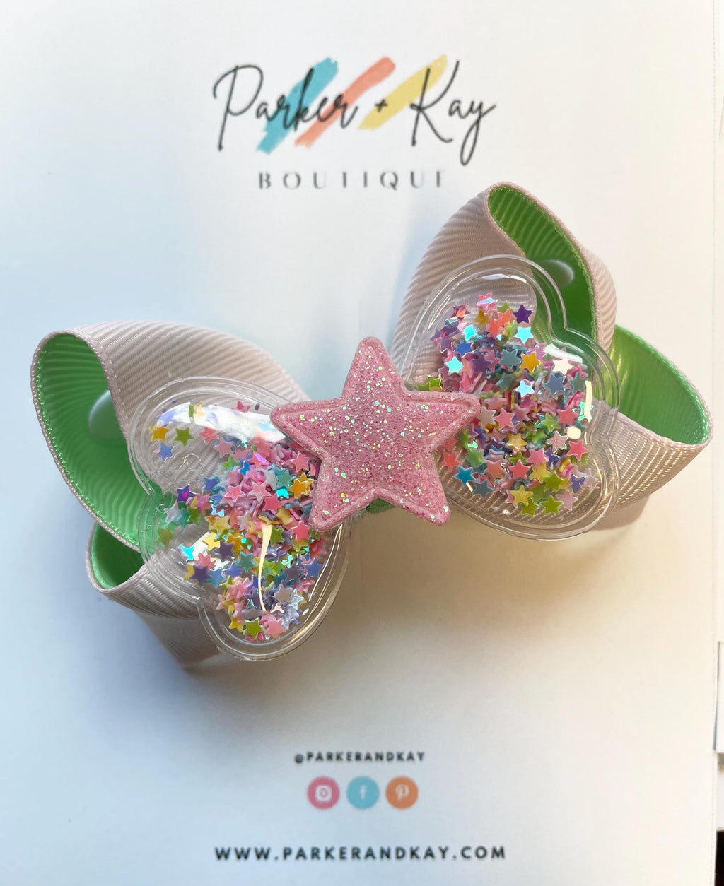 Twisted Shaker Hair Bow