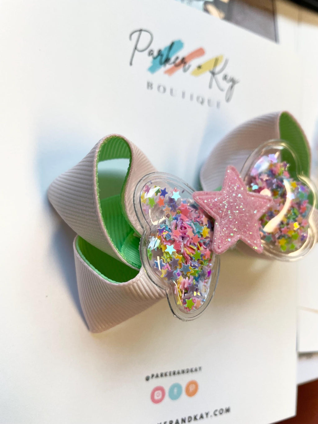 Twisted Shaker Hair Bow