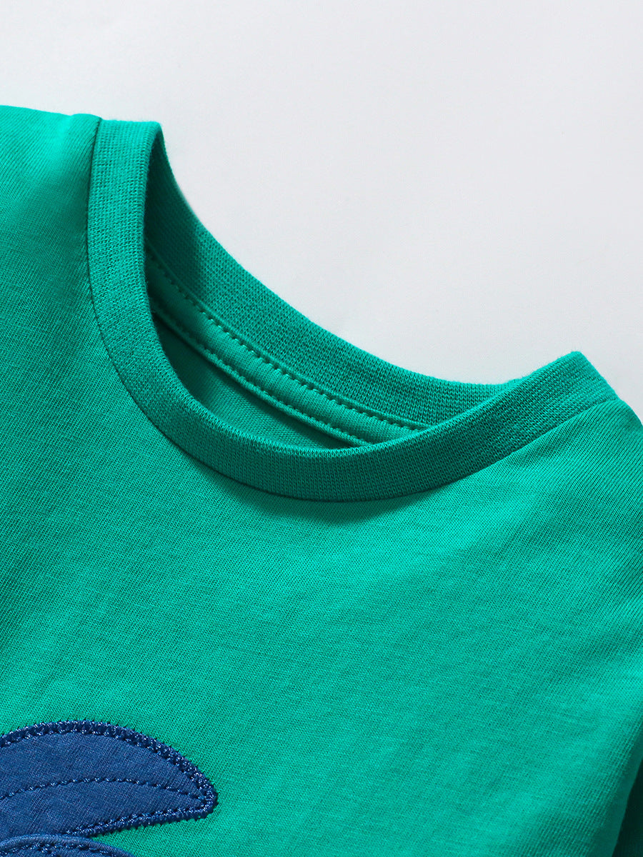 Arrival Autumn Kids’ Long Sleeves Little Dragon Pattern T-Shirt In European And American Style For Summer-2
