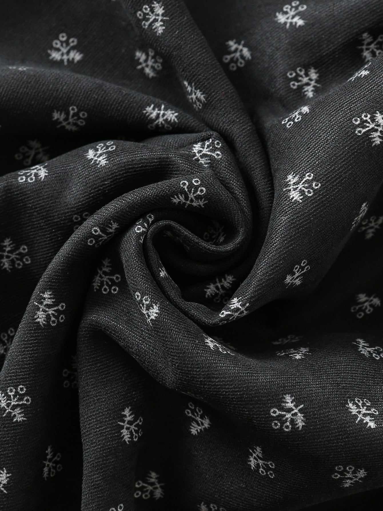 Arrival Autumn Girls Flowers Pattern Long Sleeves Dress with Collar-1