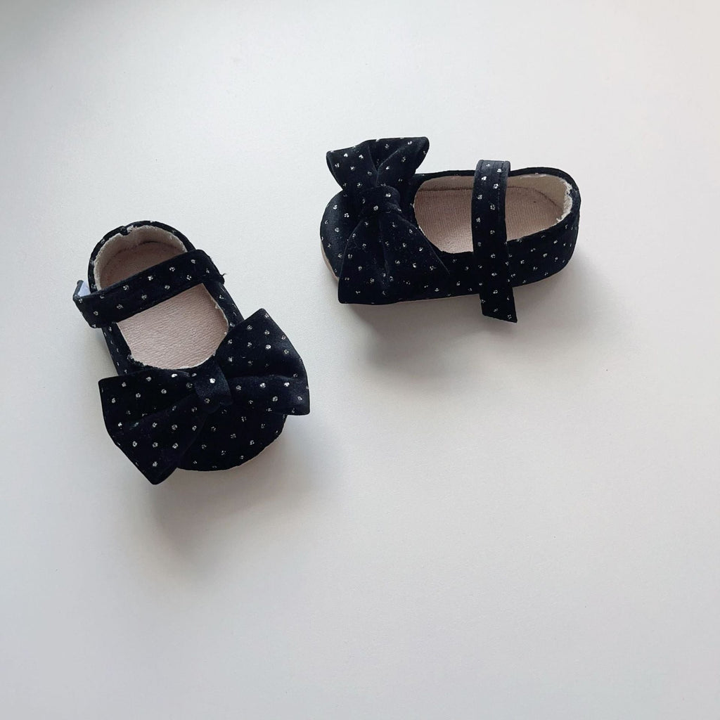 Autumn Baby Girl Vintage Design Dots Pattern Toddler Soft-Sole Anti-slip Walking Shoes-2