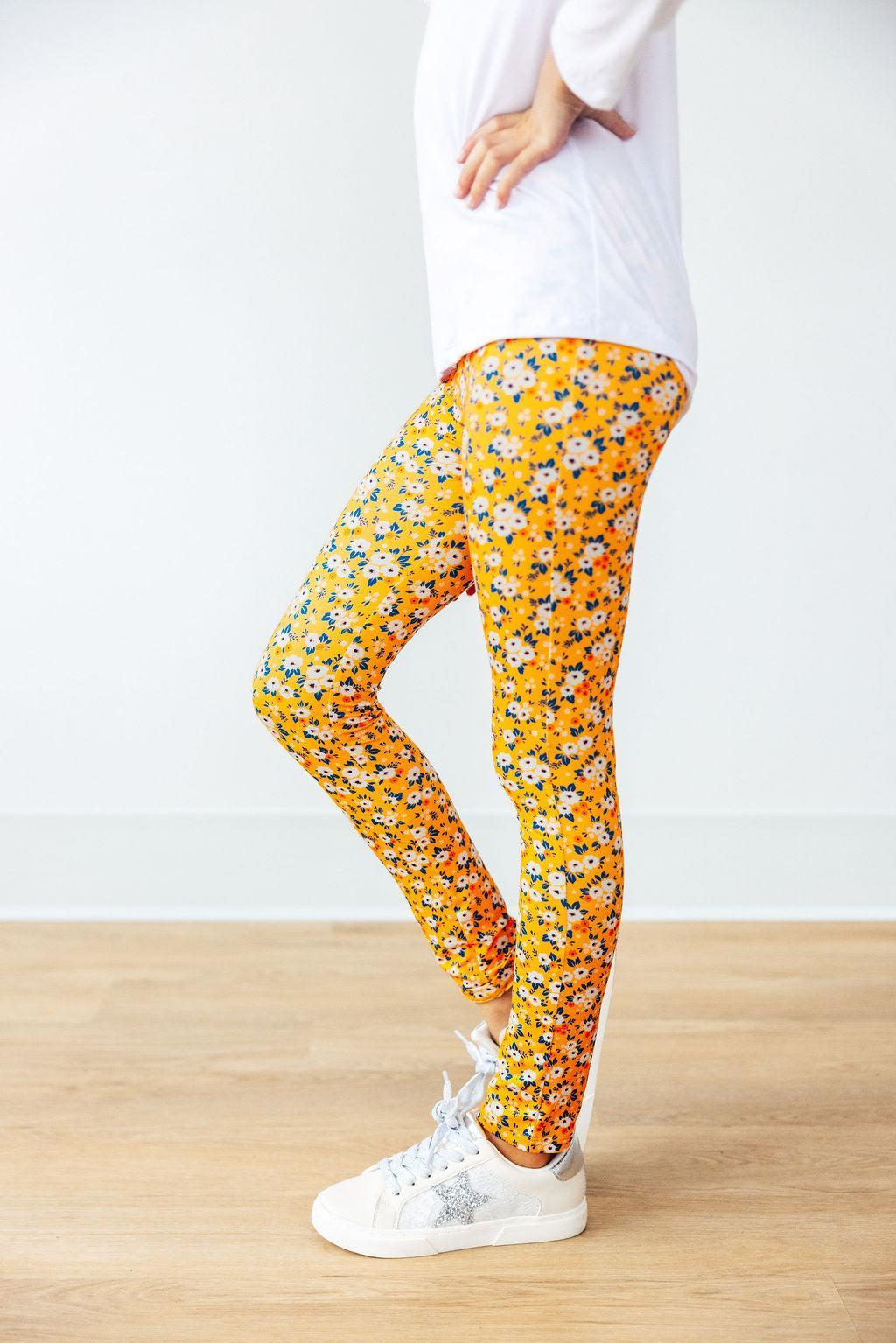 SALE Fall Floral Leggings